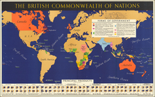 World Map By British Information Services