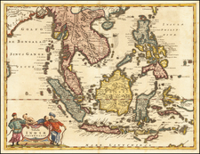 Southeast Asia, Philippines and Indonesia Map By Anthoine de Winter