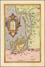 Poland and Germany Map By Abraham Ortelius