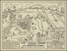 Illinois Map By James  L. Hvale