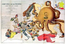 Europe, Europe and Curiosities Map By Bacon & Co. / Fred Rose