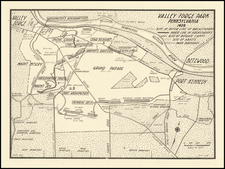 Pennsylvania Map By Valley Forge Park Commission