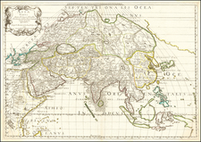 Alaska and Asia Map By Pierre Mariette / Nicolas Sanson