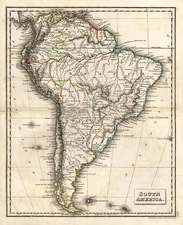 South America Map By J.C. Russell & Sons