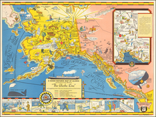 Alaska and Pictorial Maps Map By Edward Camy