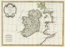 Europe and British Isles Map By Jean Lattré