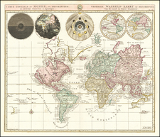 World Map By Johannes Covens  &  Cornelis Mortier