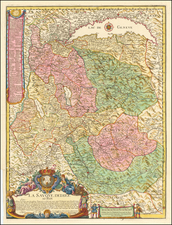 Switzerland, Northern Italy and Sud et Alpes Française Map By Alexis-Hubert Jaillot / Le Pere Placide de St. Helene
