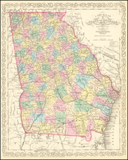 Georgia Map By Charles Desilver