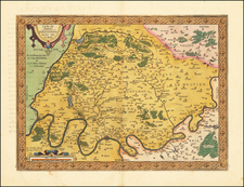 Paris and Île-de-France Map By Abraham Ortelius