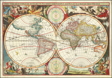 World Map By Cornelis II Danckerts