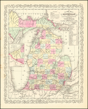 Michigan Map By Charles Desilver