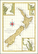 New Zealand Map By Rigobert Bonne