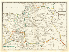 Central Asia & Caucasus and Turkey & Asia Minor Map By Philippe de la Rue