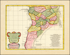 West Africa Map By Jean-Baptiste Bourguignon d'Anville