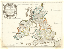 Britannicae insulae, in quibus Albium..., Iverni... tum et Orcades, Ebudes, Cassiterides... 1641 By Melchior Tavernier / Nicolas Sanson