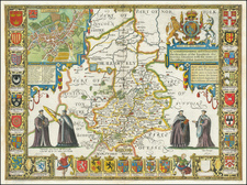 England Map By John Speed