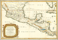 Florida and Mexico Map By Nicolas Sanson