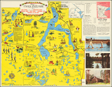 Minnesota and Pictorial Maps Map By Frank Antoncich