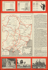 China Map By South Manchuria Railway Company