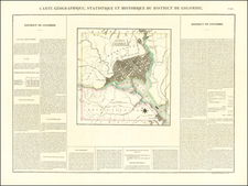 Washington, D.C. Map By Jean Alexandre Buchon