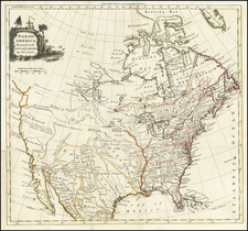 United States and North America Map By Thomas Kitchin