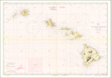 Hawaii and Hawaii Map By U.S. Navy Hydrographic Office