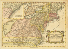 Part of North America; comprehending the Course of the Ohio, New England, New York, New Jersey, Pensilvania, Maryland, Virginia, Carolina and Georgia By John Barrow