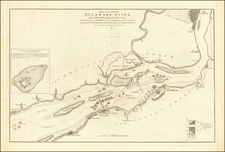 Mid-Atlantic, New Jersey, Pennsylvania and American Revolution Map By William Faden