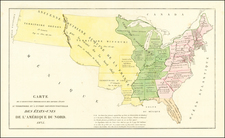 United States Map By Jean Alexandre Buchon