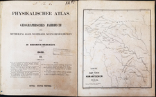 Texas, Atlases, Rare Books and Curiosities Map By Heinrich Berghaus