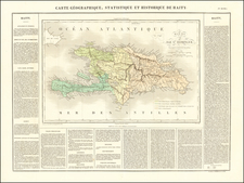 Hispaniola Map By Jean Alexandre Buchon