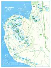 Pictorial Maps, San Diego and Other California Cities Map By Priscilla "Pat" DeVore