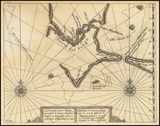 Polar Maps, Argentina and Chile Map By Willem Schouten