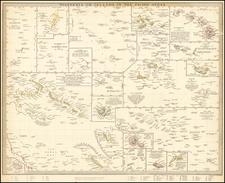 Hawaii, Pacific, Oceania, Hawaii and Other Pacific Islands Map By SDUK