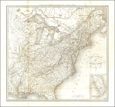 United States Map By Pierre Antoine Tardieu