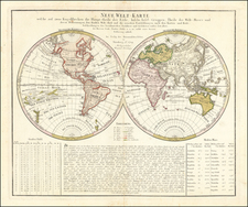 World Map By Homann Heirs