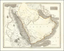 Middle East and Arabian Peninsula Map By Daniel Lizars