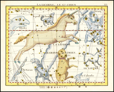 Celestial Maps Map By John Flamsteed / Jean Nicolas Fortin