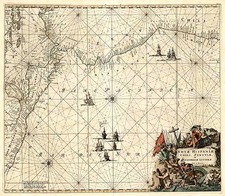 Mexico, Caribbean, Central America and South America Map By Louis Renard