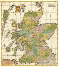 Scotland Map By Frederick De Wit