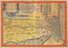 Egypt Map By Abraham Ortelius