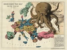 Europe, Europe and Curiosities Map By Bacon & Co. / Fred Rose