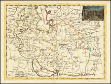 Central Asia & Caucasus, Middle East and Persia & Iraq Map By George Louis Le Rouge