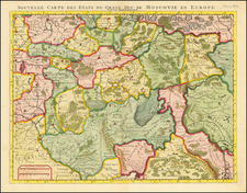 Russia and Ukraine Map By Henri Chatelain