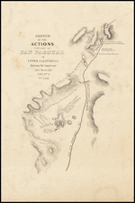 California and Other California Cities Map By William Hemsley Emory