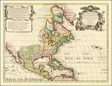 North America Map By Reiner & Joshua Ottens