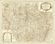 Nord et Nord-Est Map By Guillaume De L'Isle