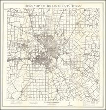 Texas Map By Dallas Petroleum Geologists