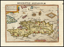 Hispaniola Map By Barent Langenes